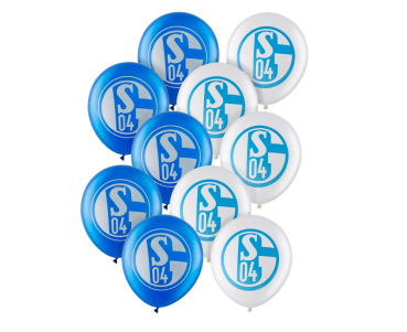 FC Schalke 04 - Luftballons 10er Pack gemischt